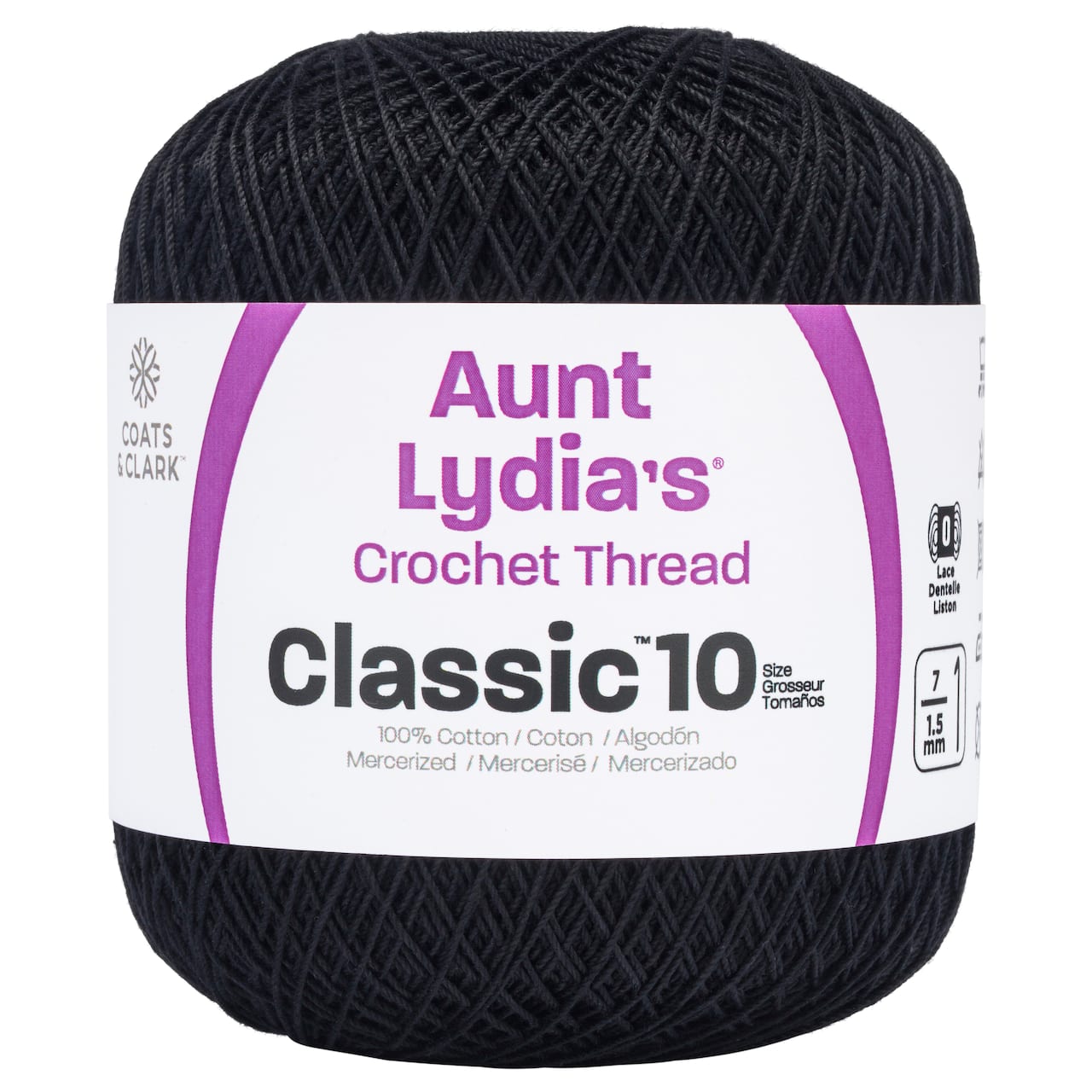 15 Pack: Aunt Lydia's® Classic™ Cotton Crochet Thread